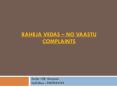 Raheja vedas – no vaastu complaints PowerPoint PPT Presentation
