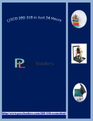 Passleader 200-310 Braindumps