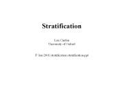 Stratification