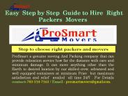 Movers in Maryland| ProSmart Movers