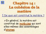 Chapitre 14 : La coh