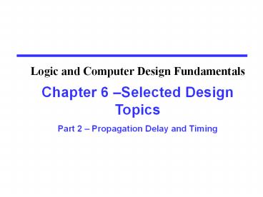 Chapter 2 - Part 1 - PPT - Mano