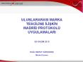 ULUSLARARASI MARKA TESCILINE ILISKIN MADRID PROTOKOL PowerPoint PPT Presentation