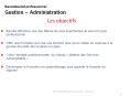 Les objectifs PowerPoint PPT Presentation