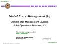 Global Force Management (U) PowerPoint PPT Presentation
