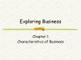 Exploring Business PowerPoint PPT Presentation