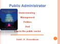 Public Administrator PowerPoint PPT Presentation