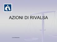 AZIONI DI RIVALSA