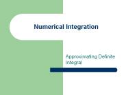 Numerical Integration
