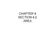 CHAPTER 4 SECTION 4.2 AREA