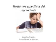 Trastornos espec
