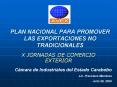 PLAN NACIONAL PARA PROMOVER LAS EXPORTACIONES NO TRADICIONALES PowerPoint PPT Presentation