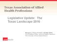 Texas%20Association%20of%20Allied%20Health%20Professions PowerPoint PPT Presentation