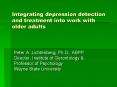 Integrating depression detection and treatment into work with older adults PowerPoint PPT Presentation