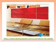 Pool wall panels