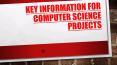 Key Information for final year engineering computer science projects PowerPoint PPT Presentation