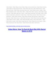 Video Wave review and (GET) +100 items bonus pack