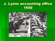 J. Lyons accounting office 1900