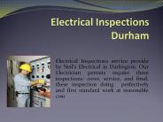 Electrical Inspections Durham