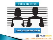 Police Records