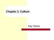 Chapter 3, Culture