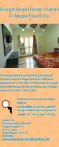 Budget Beach Resort Hotels At Nagoa Beach Diu- Paramount Imperial Hotel PowerPoint PPT Presentation