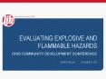 EVALUATING EXPLOSIVE AND FLAMMABLE HAZARDS PowerPoint PPT Presentation