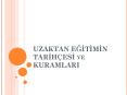 UZAKTAN EGITIMIN TARIH PowerPoint PPT Presentation