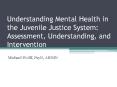 Understanding Mental Health in the Juvenile Justice System: Assessment, Understanding, and Intervention PowerPoint PPT Presentation