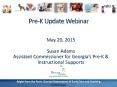 Pre-K Update Webinar PowerPoint PPT Presentation