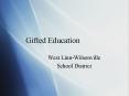 Gifted Education PowerPoint PPT Presentation