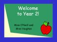 Welcome to Year 2! PowerPoint PPT Presentation
