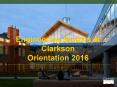 Engineering Studies at Clarkson Orientation 2016 PowerPoint PPT Presentation