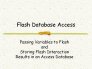 Flash Database Access