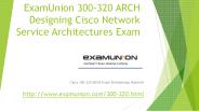300-320 ARCH CCDP Study Guide ExamUnion