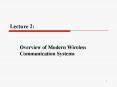Overview of Modern Wireless Communication Systems PowerPoint PPT Presentation