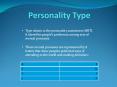 Personality Type PowerPoint PPT Presentation
