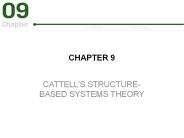 CATTELL'S STRUCTURE- BASED SYSTEMS THEORY