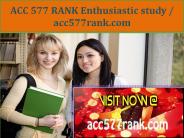 ACC 577 RANK Enthusiastic study / acc577rank.com