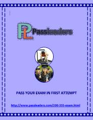 Passleader 200-355 Questions Answers