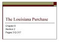 The Louisiana Purchase PowerPoint PPT Presentation