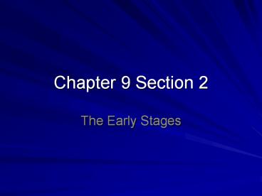 Chapter 9 Section 2