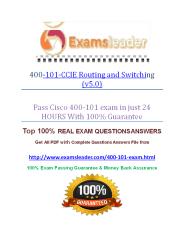 Cisco 400-101 Exam Q&A