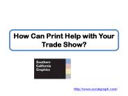 How Can Print Help with Your Trade Show?