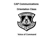CAP Communications  Orientation Class