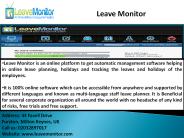 Leave Tracking System, Staff Holiday Tracker, Vacation Tracking Software 