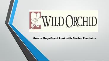 Create Magnificent Look with Garden Fountains