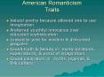 American Romanticism Traits PowerPoint PPT Presentation