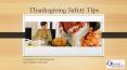 Thanksgiving Safety Tips PowerPoint PPT Presentation