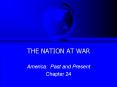 THE NATION AT WAR PowerPoint PPT Presentation